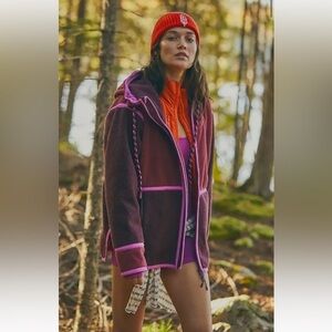 Free People Movement Polar Plunge Fleece Jacket Size Small NWT
